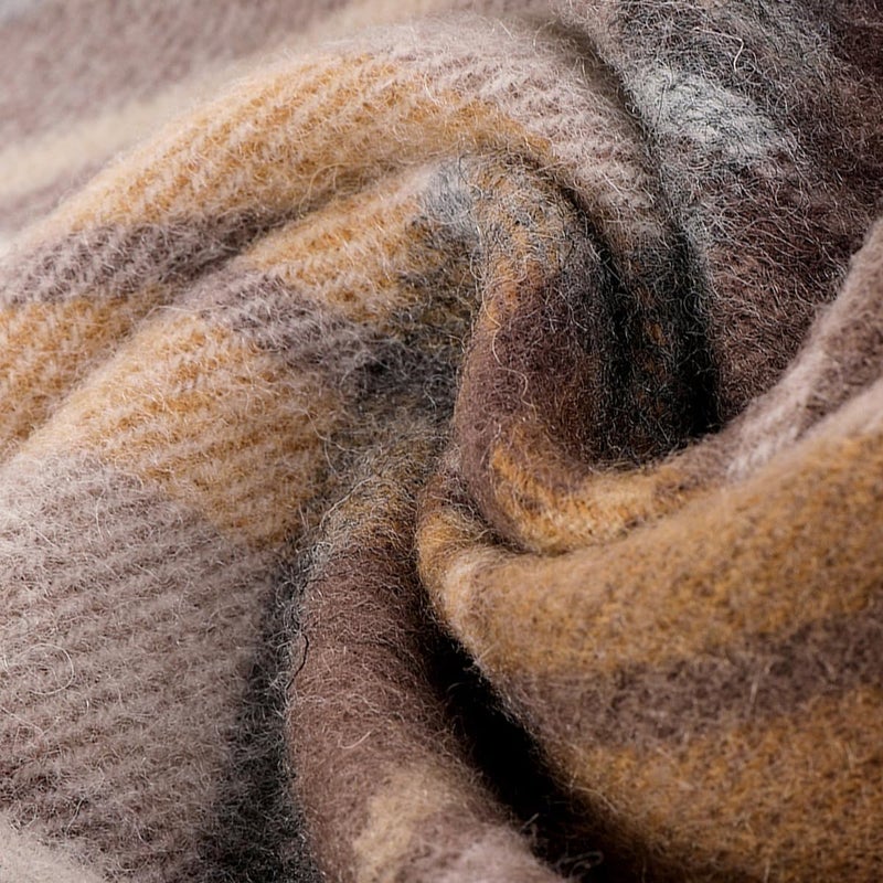 SKNSOFT Winter Wool Plaid Scarf for Men,Women Fashion Tartan Wrap Checkered Scarves - Image 3